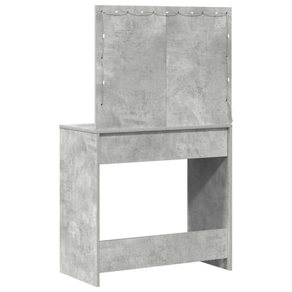 Schminktisch Betongrau 78,5 x 41 x 135 cm Holzwerkstoff