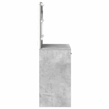 Schminktisch Betongrau 78,5 x 41 x 135 cm Holzwerkstoff