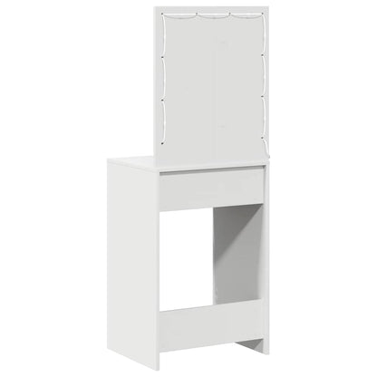 Schminktisch mit Schubladen Weiß 50 x 41 x 135 cm Holzwerkstoff