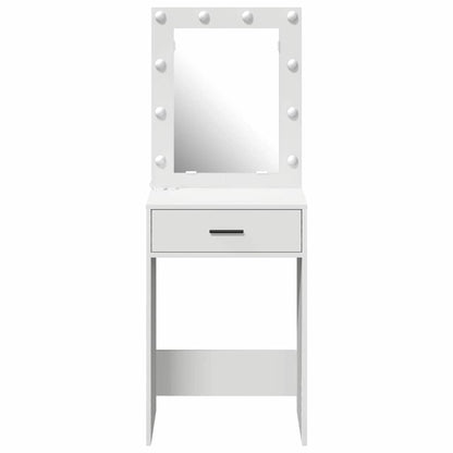 Schminktisch mit Schubladen Weiß 50 x 41 x 135 cm Holzwerkstoff
