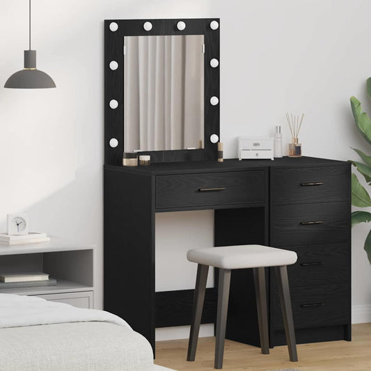Schminktisch Schwarze Eiche 50 x 41 x 135 cm Holzwerkstoff