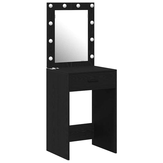 Schminktisch Schwarze Eiche 50 x 41 x 135 cm Holzwerkstoff