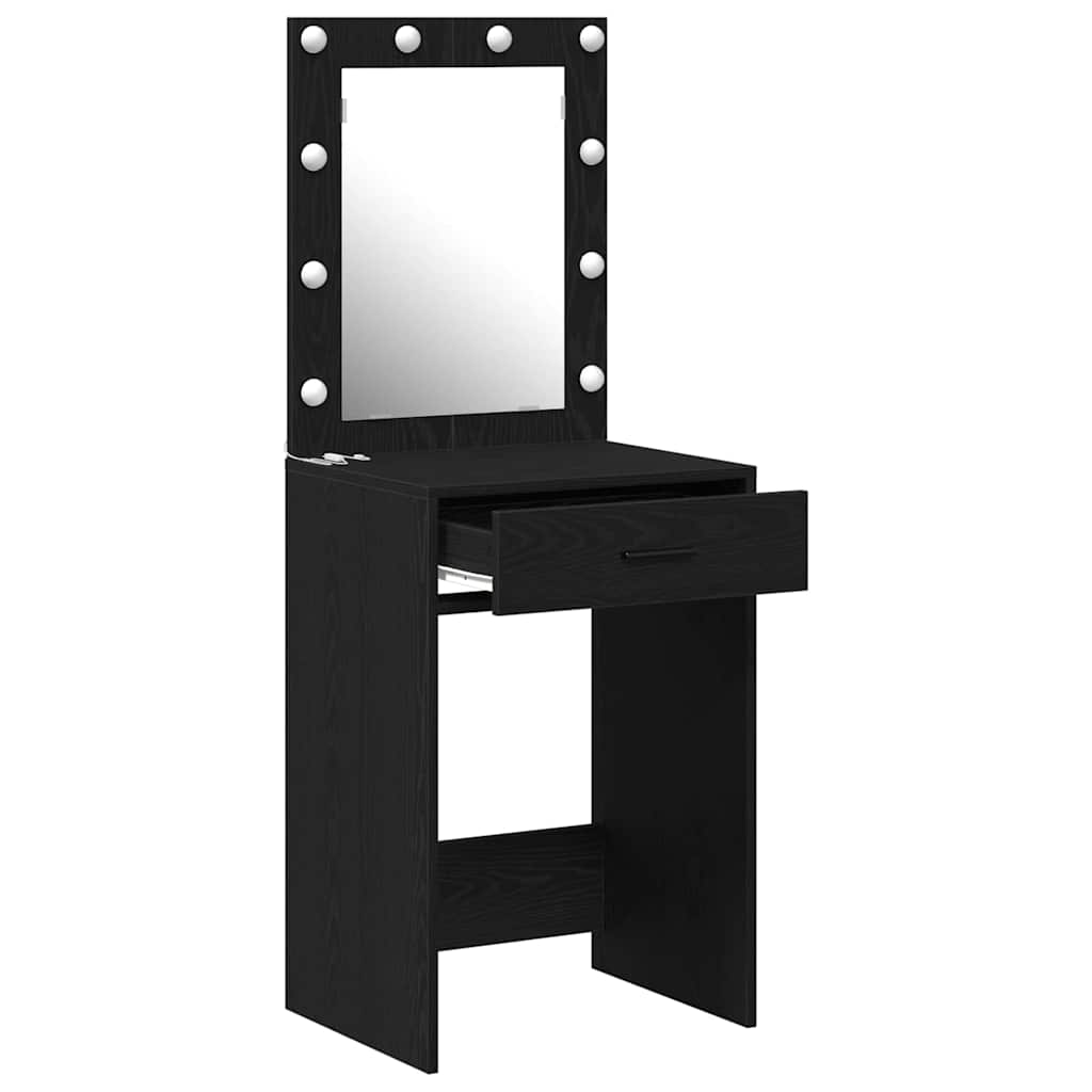 Schminktisch Schwarze Eiche 50 x 41 x 135 cm Holzwerkstoff