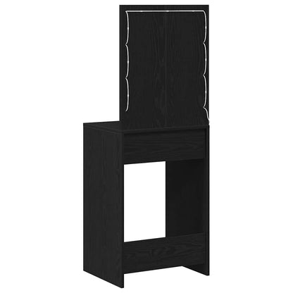 Schminktisch Schwarze Eiche 50 x 41 x 135 cm Holzwerkstoff