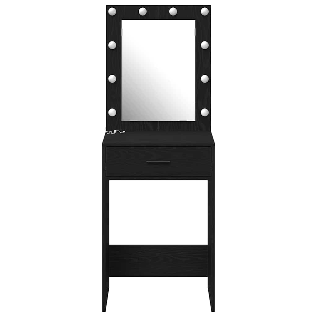 Schminktisch Schwarze Eiche 50 x 41 x 135 cm Holzwerkstoff