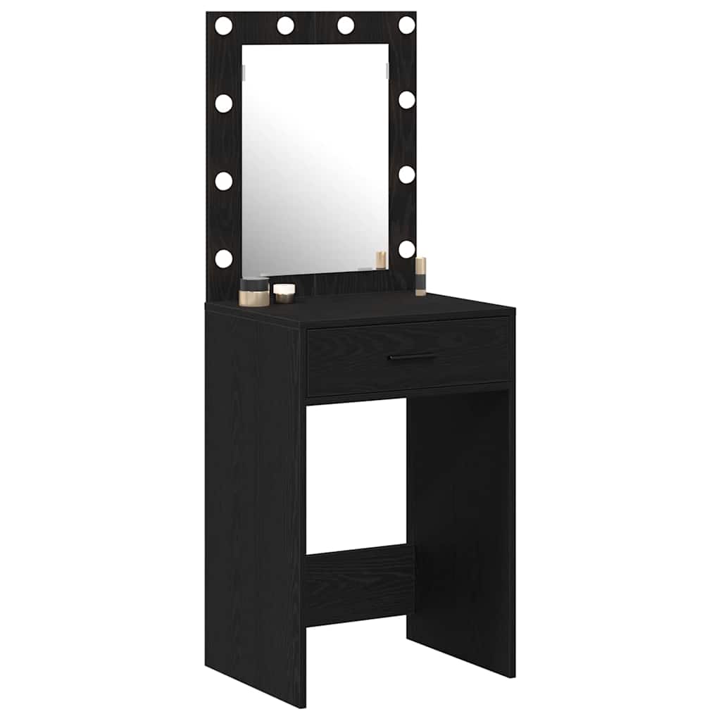Schminktisch Schwarze Eiche 50 x 41 x 135 cm Holzwerkstoff