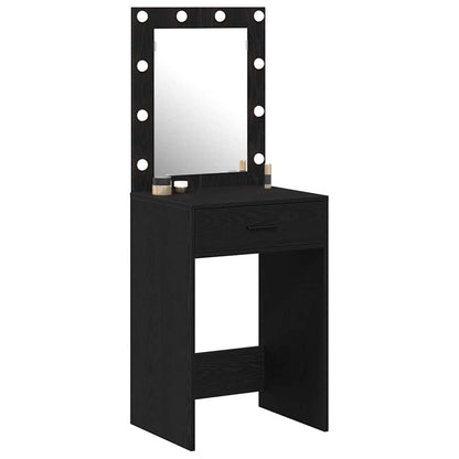Schminktisch Schwarze Eiche 50 x 41 x 135 cm Holzwerkstoff