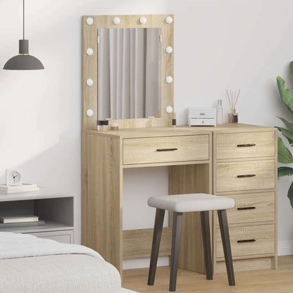 Schminktisch Sonoma Eiche 50 x 41 x 135 cm Holzwerkstoff