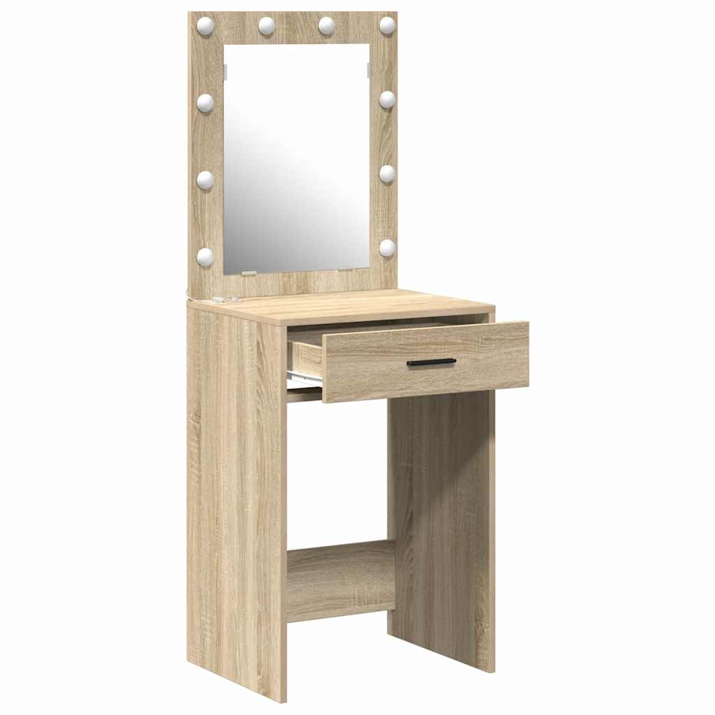 Schminktisch Sonoma Eiche 50 x 41 x 135 cm Holzwerkstoff