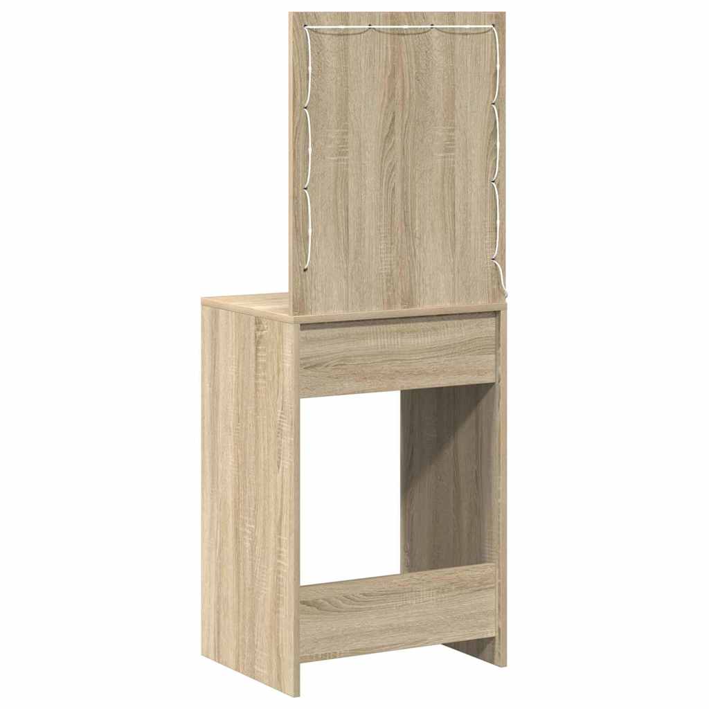 Schminktisch Sonoma-Eiche 50 x 41 x 135 cm Holzwerkstoff