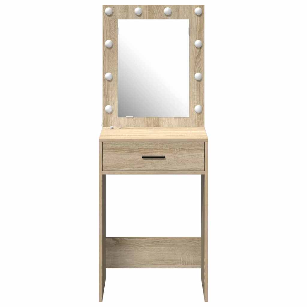 Schminktisch Sonoma Eiche 50 x 41 x 135 cm Holzwerkstoff
