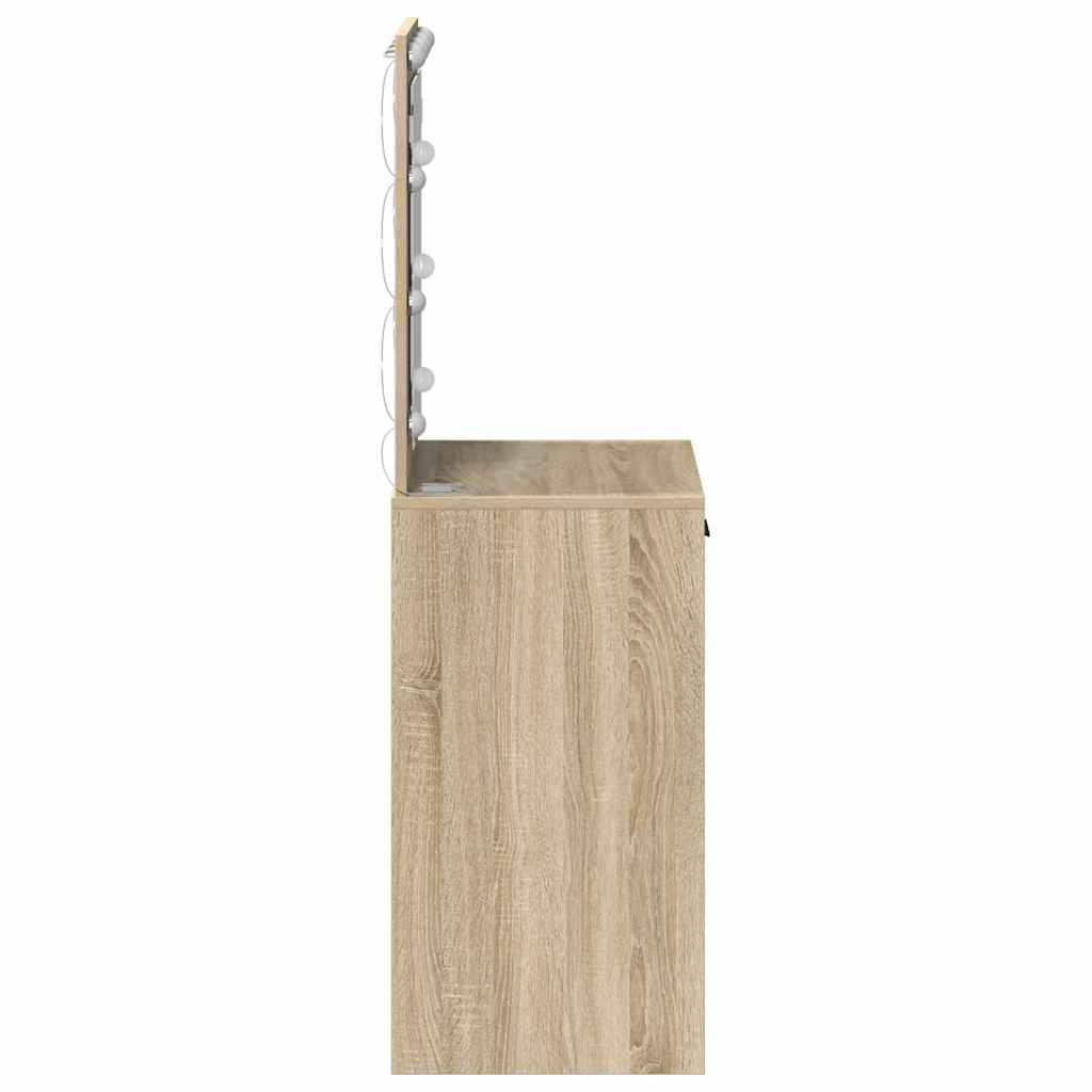 Schminktisch Sonoma Eiche 50 x 41 x 135 cm Holzwerkstoff