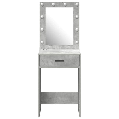 Schminktisch Betongrau 50 x 41 x 135 cm Holzwerkstoff