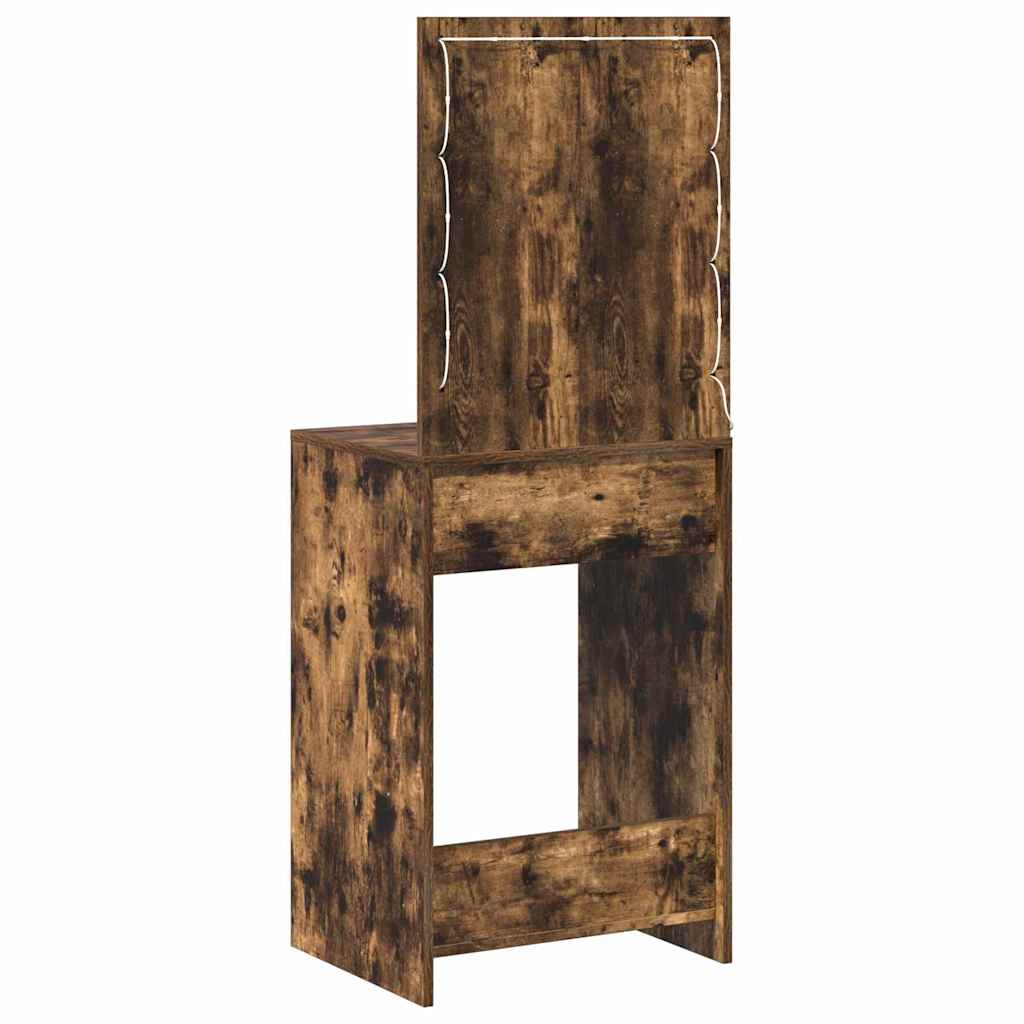 Schminktisch Räuchereiche 50 x 41 x 135 cm Holzwerkstoff