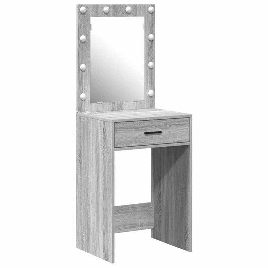 Schminktisch Graues Sonoma 50 x 41 x 135 cm Holzwerkstoff