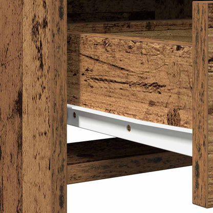 Schminktisch mit Spiegel Altholz 50 x 41 x 135 cm Holzwerkstoff