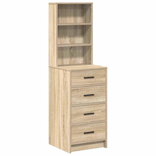 Hochboard Sonoma Eiche 40 x 41 x 135 cm Holzwerkstoff