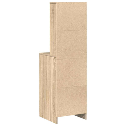 Hochboard Sonoma Eiche 40 x 41 x 135 cm Holzwerkstoff