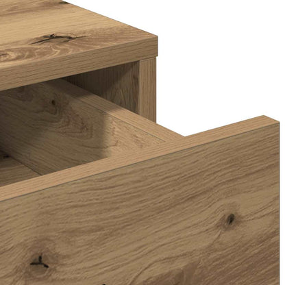 Hochboard Eiche handwerklich 40 x 41 x 135 cm Holzwerkstoff