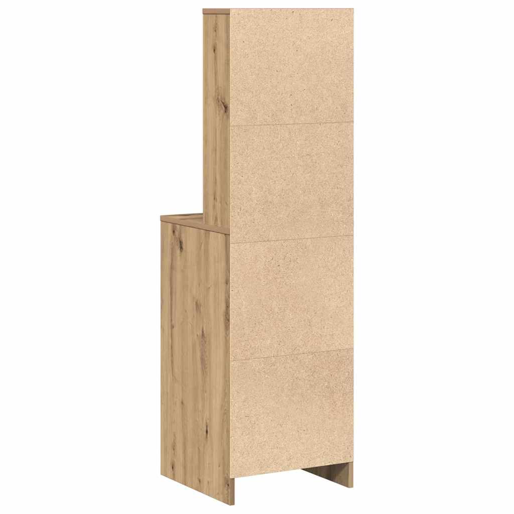 Hochboard Eiche handwerklich 40 x 41 x 135 cm Holzwerkstoff