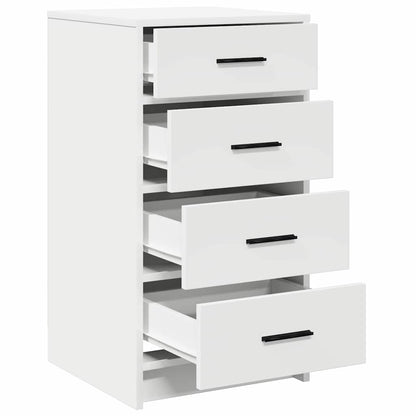 Sideboard mit Schubladen Weiß 40 x 41 x 75 cm Holzwerkstoff