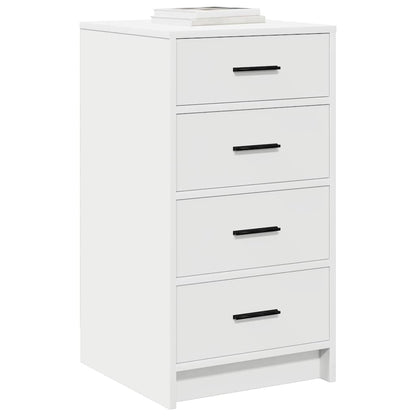 Sideboard mit Schubladen Weiß 40 x 41 x 75 cm Holzwerkstoff