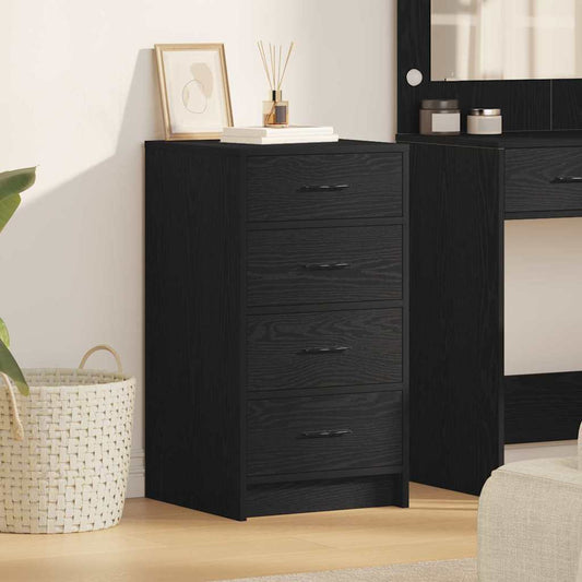 Sideboard Schwarze Eiche 40 x 41 x 75 cm Holzwerkstoff