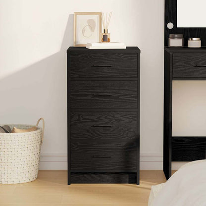 Sideboard Schwarze Eiche 40 x 41 x 75 cm Holzwerkstoff
