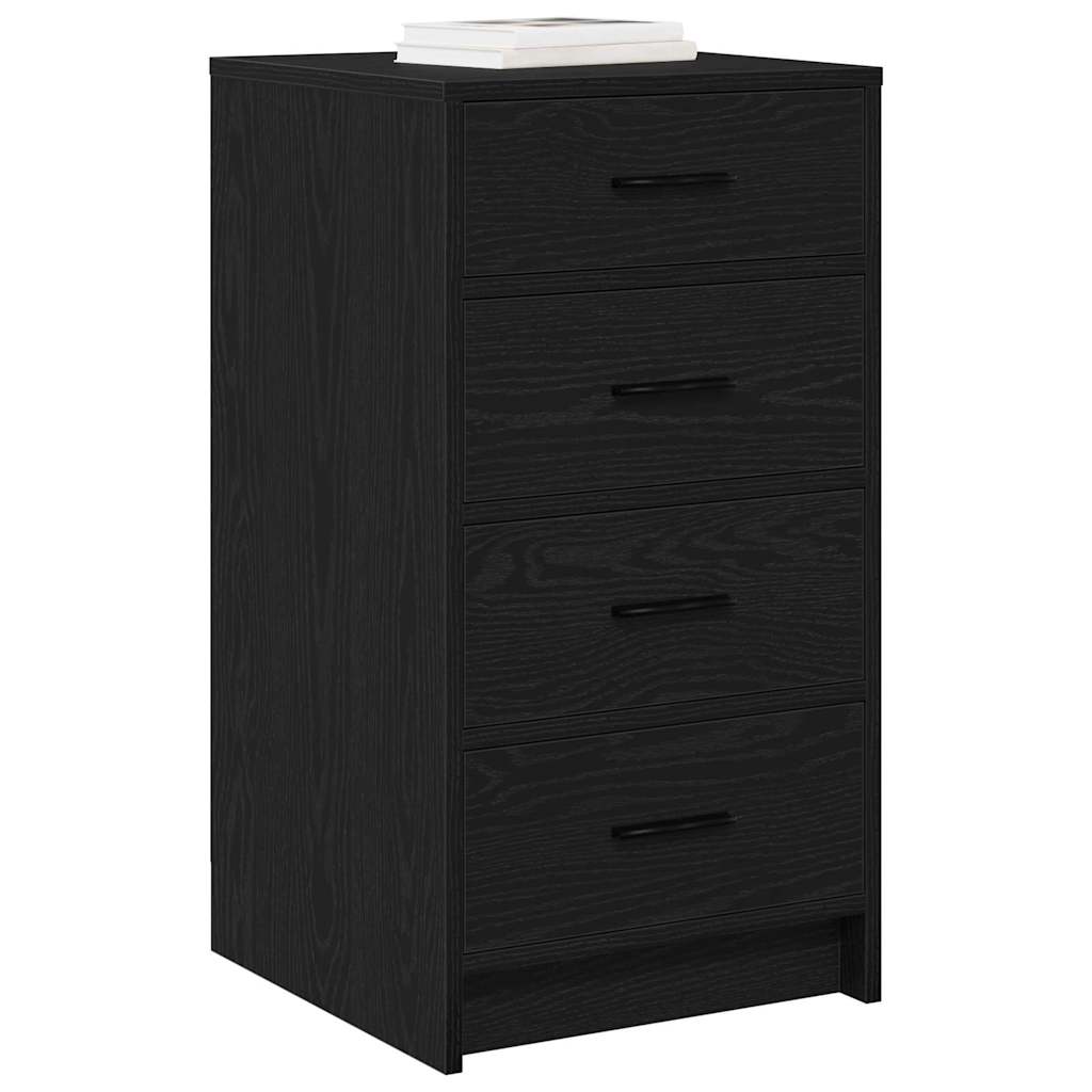 Sideboard Schwarze Eiche 40 x 41 x 75 cm Holzwerkstoff