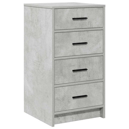 Sideboard Betongrau 40 x 41 x 75 cm Holzwerkstoff