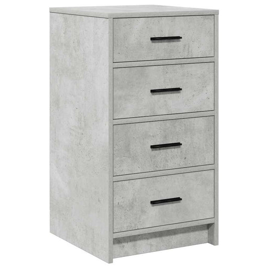 Sideboard Betongrau 40 x 41 x 75 cm Holzwerkstoff