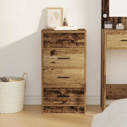 Sideboard mit Schubladen Altholz 40 x 41 x 75 cm Holzwerkstoff