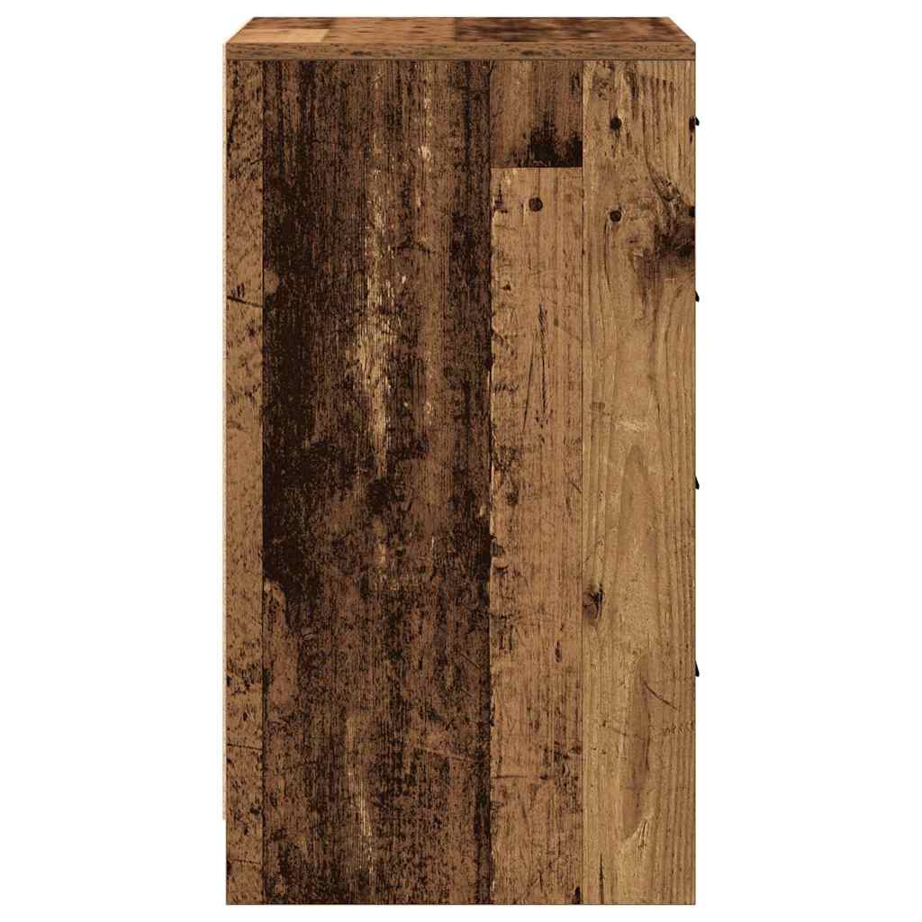 Sideboard mit Schubladen Altholz 40 x 41 x 75 cm Holzwerkstoff
