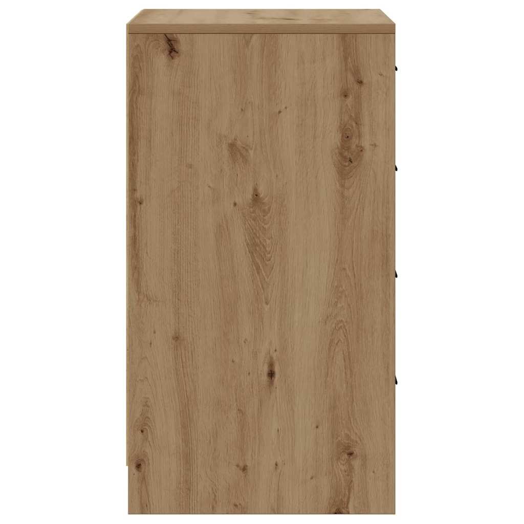 Sideboard Eiche handwerklich 40 x 41 x 75 cm Holzwerkstoff