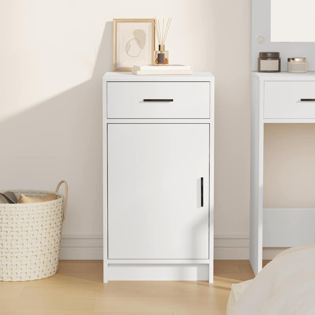 Sideboard mit Schubladen Weiß 40 x 40,5 x 75 cm Holzwerkstoff