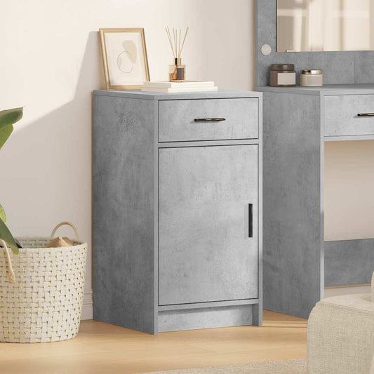 Sideboard Betongrau 40 x 40,5 x 75 cm Holzwerkstoff