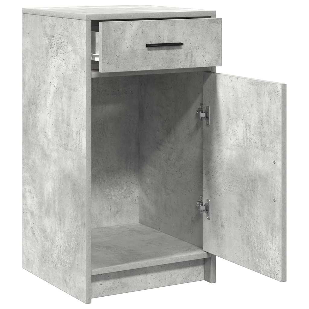 Sideboard Betongrau 40 x 40,5 x 75 cm Holzwerkstoff
