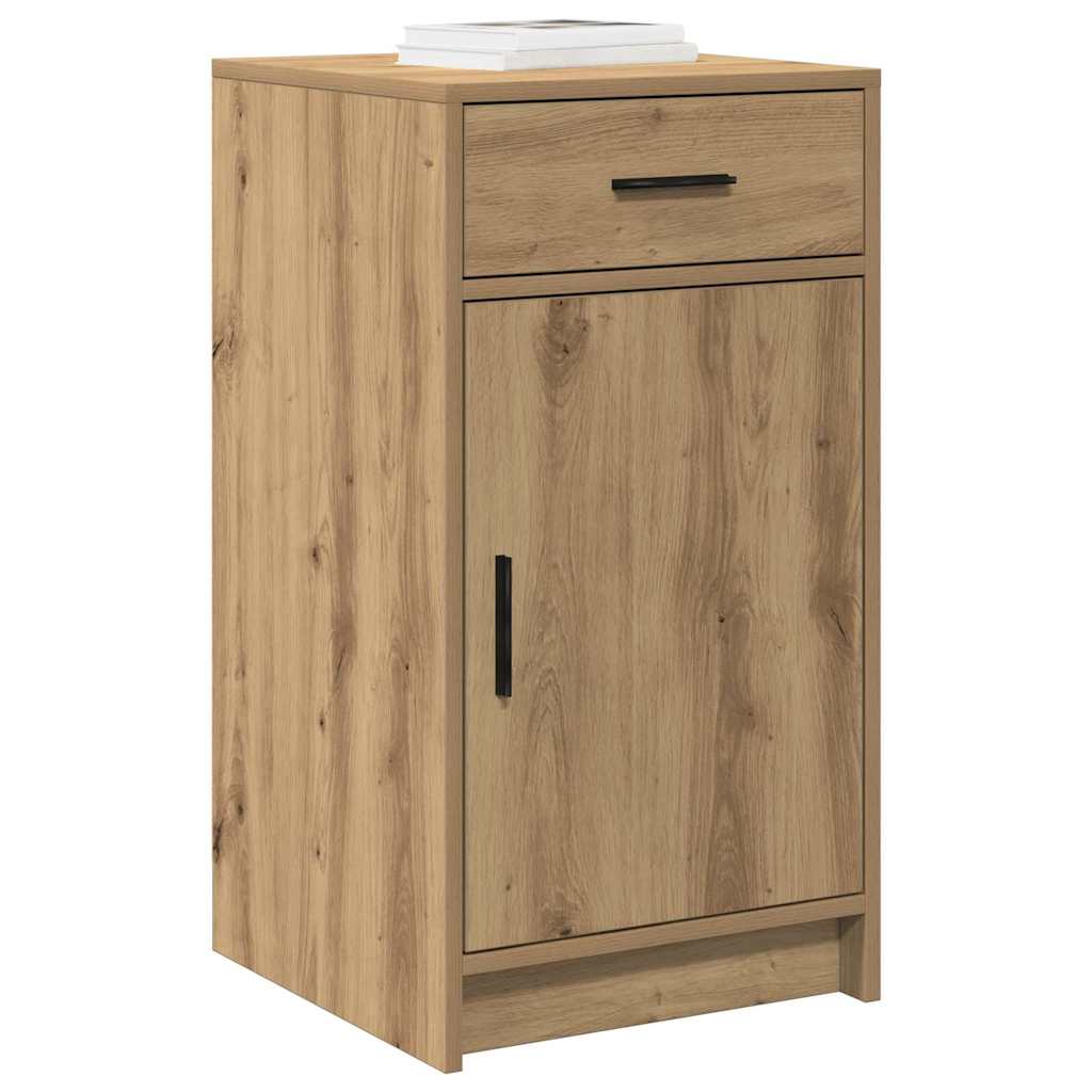 Sideboard Eiche handwerklich 40 x 40,5 x 75 cm Holzwerkstoff