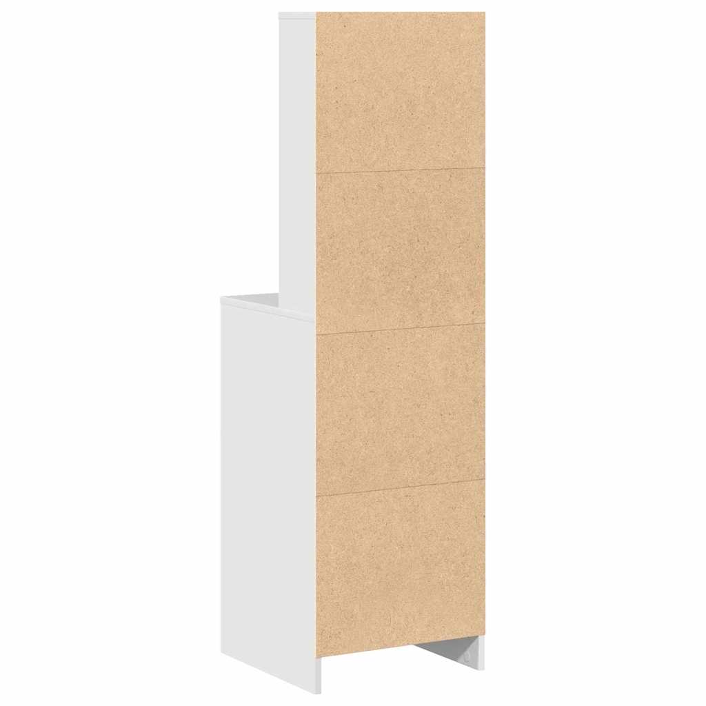 Hochboard mit Schubladen Weiß 40 x 40.5 x 135 cm Holzwerkstoff