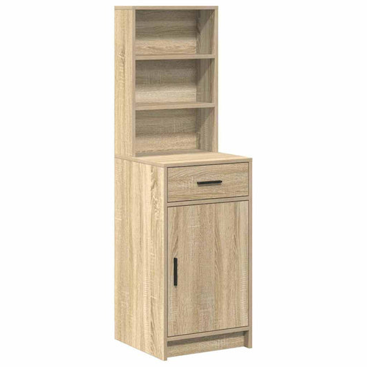 Hochboard Sonoma-Eiche 40 x 40.5 x 135 cm Holzwerkstoff