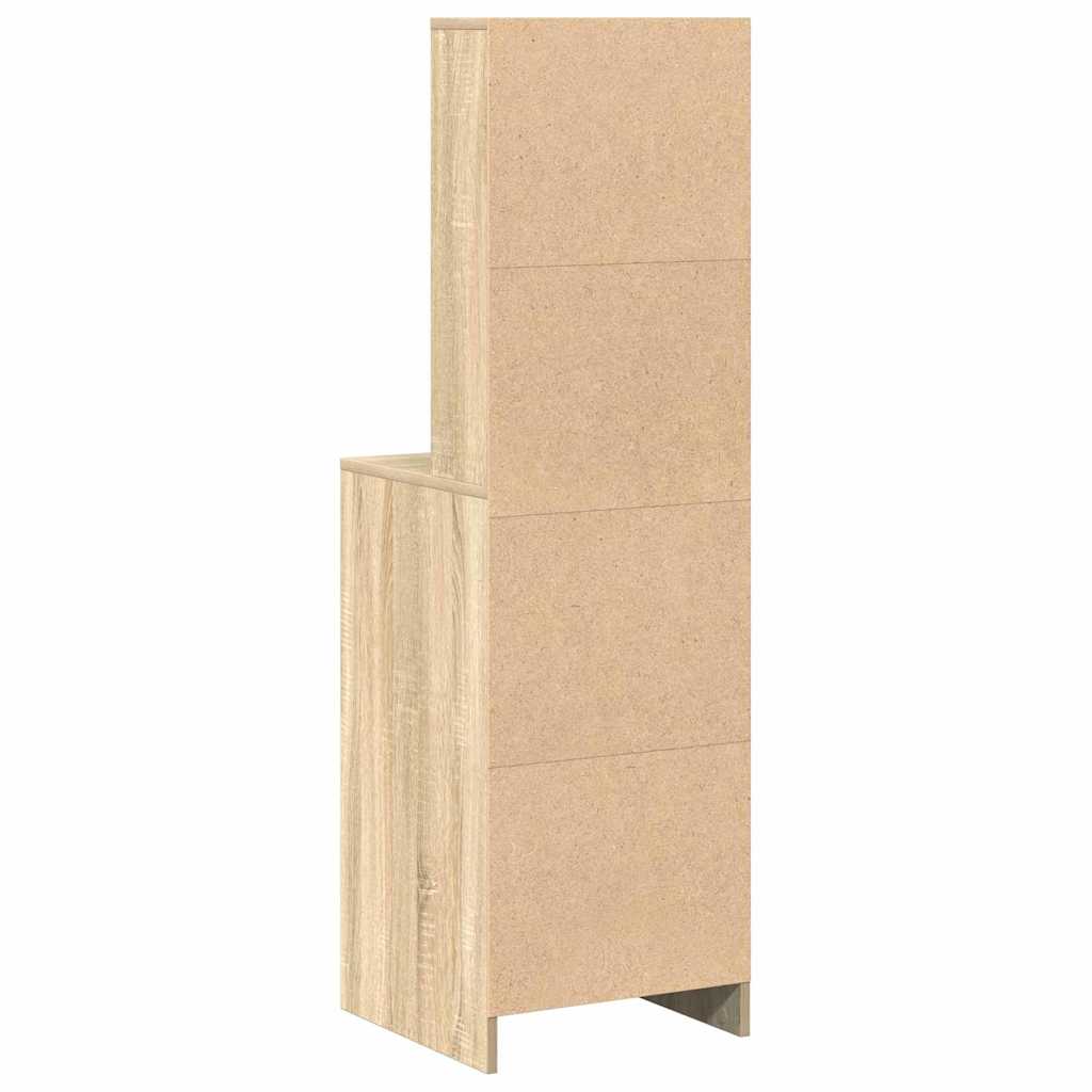 Hochboard Sonoma-Eiche 40 x 40.5 x 135 cm Holzwerkstoff