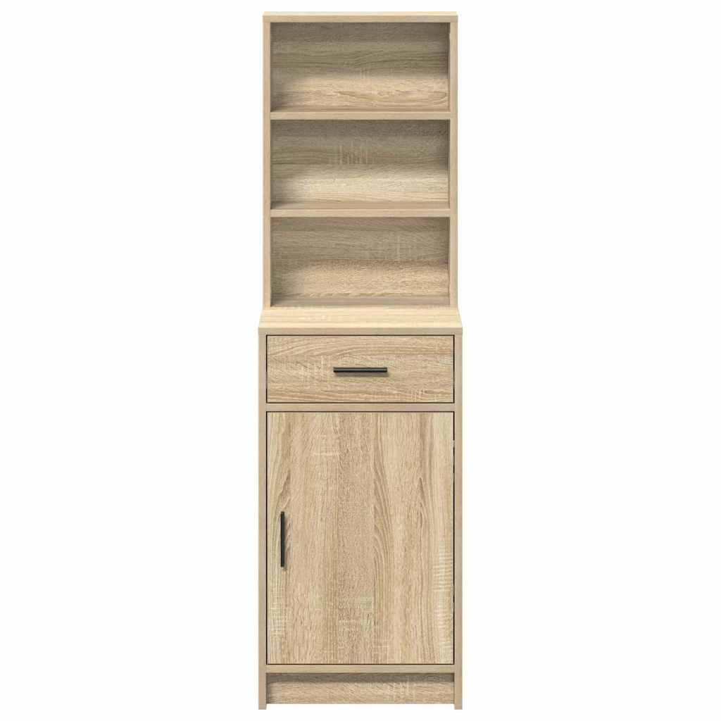 Hochboard Sonoma-Eiche 40 x 40.5 x 135 cm Holzwerkstoff