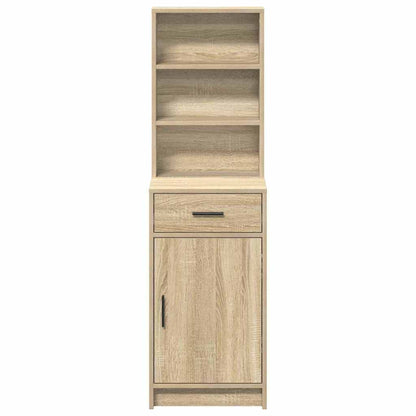 Hochboard Sonoma-Eiche 40 x 40.5 x 135 cm Holzwerkstoff