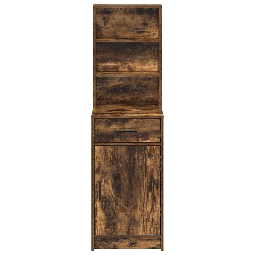 Hochboard Räuchereiche 40 x 40.5 x 135 cm Holzwerkstoff