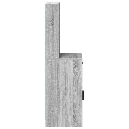 Hochboard Grau Sonoma 40 x 40.5 x 135 cm Holzwerkstoff