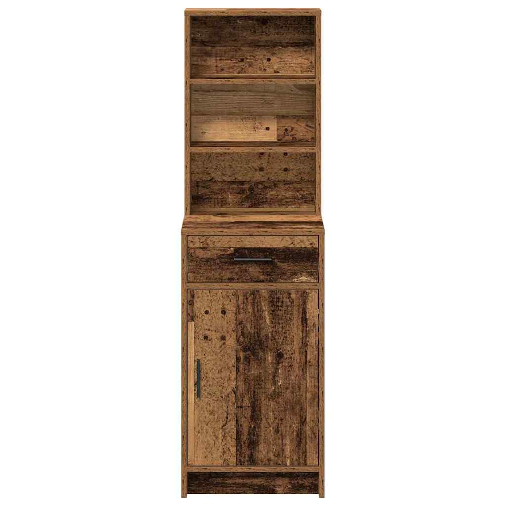 Hochboard Altholz 40 x 40.5 x 135 cm Holzwerkstoff