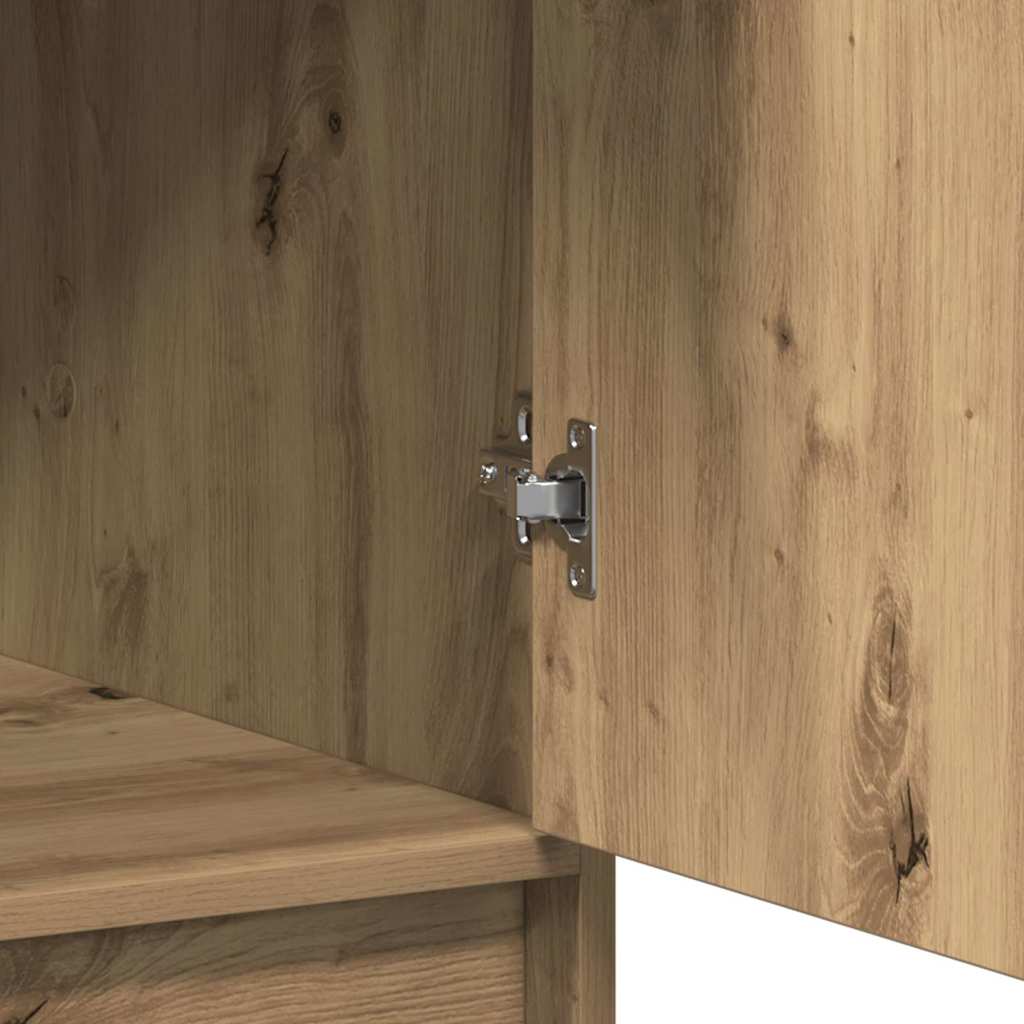 Hochboard Artisan-Eiche 40 x 40.5 x 135 cm Holzwerkstoff