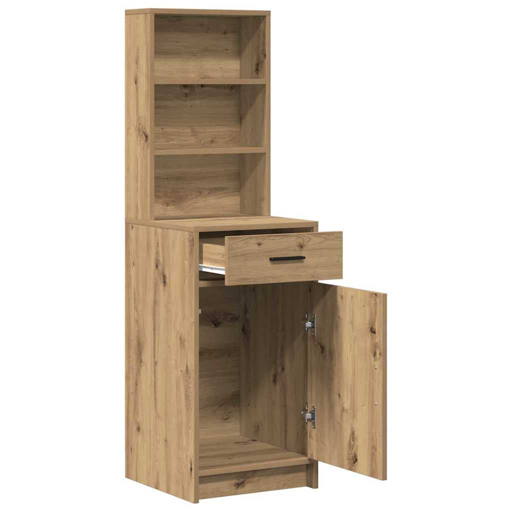 Hochboard Artisan-Eiche 40 x 40.5 x 135 cm Holzwerkstoff
