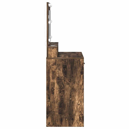 Schminktisch Räuchereiche 79 x 41 x 135 cm Holzwerkstoff