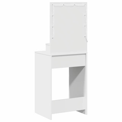 Schminktisch mit Schubladen Weiß 50 x 41 x 135 cm Holzwerkstoff